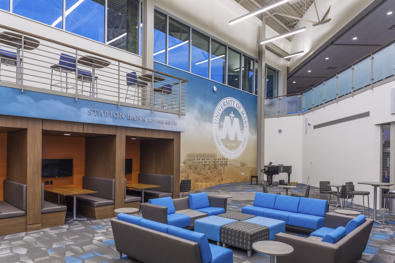 85,000 SF new Campus Center and MAC renovations. Complete renovation of existing Leach Field House to create a new Campus Center. Project also includes locker room and restroom renovations at the McDowell Activities Center