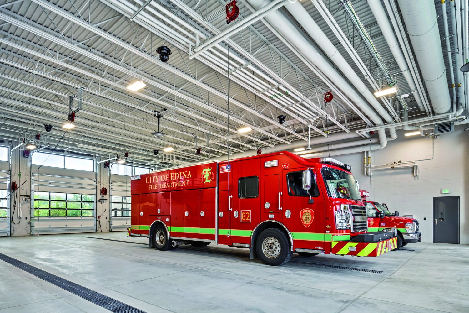 Edina fire station 2 interior