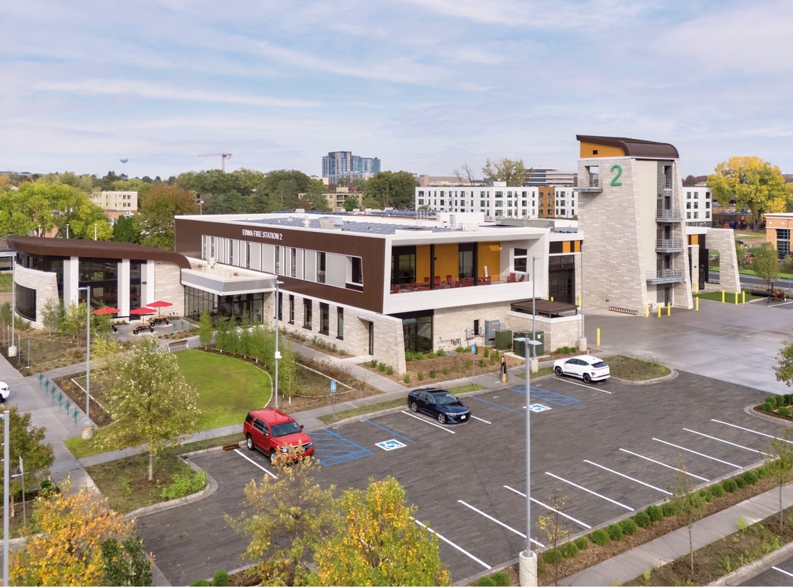 Edina fire station 2 exterior