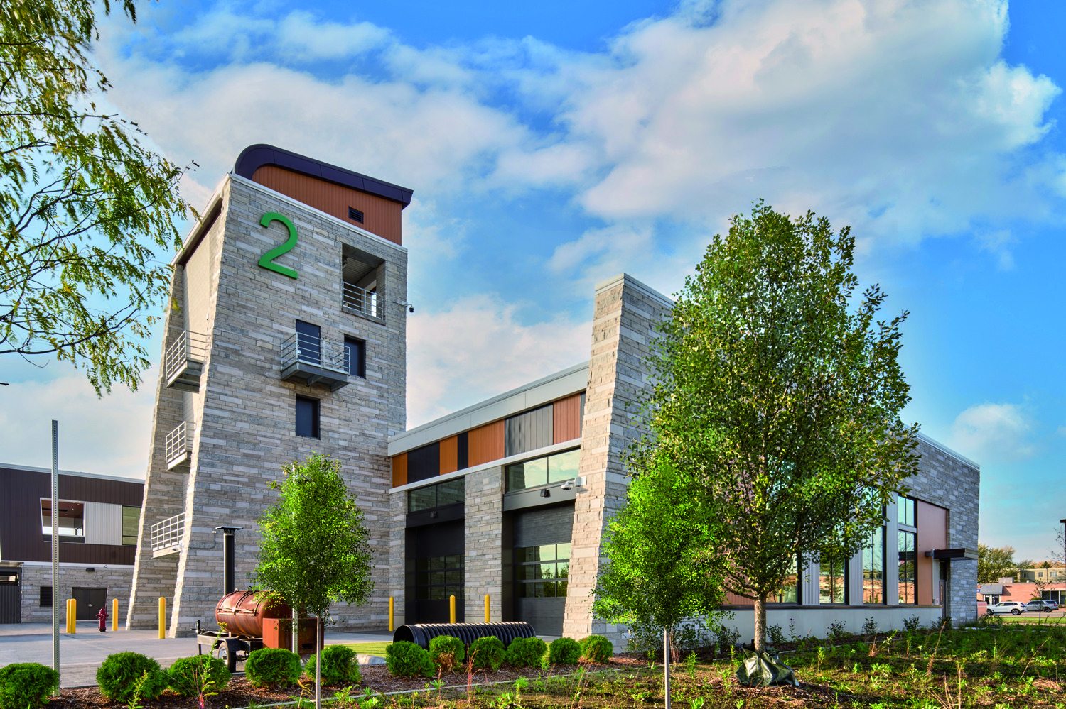 Edina fire station 2 exterior