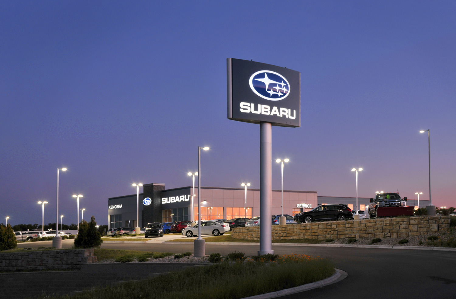 New construction of 22,000 SF Subaru dealership