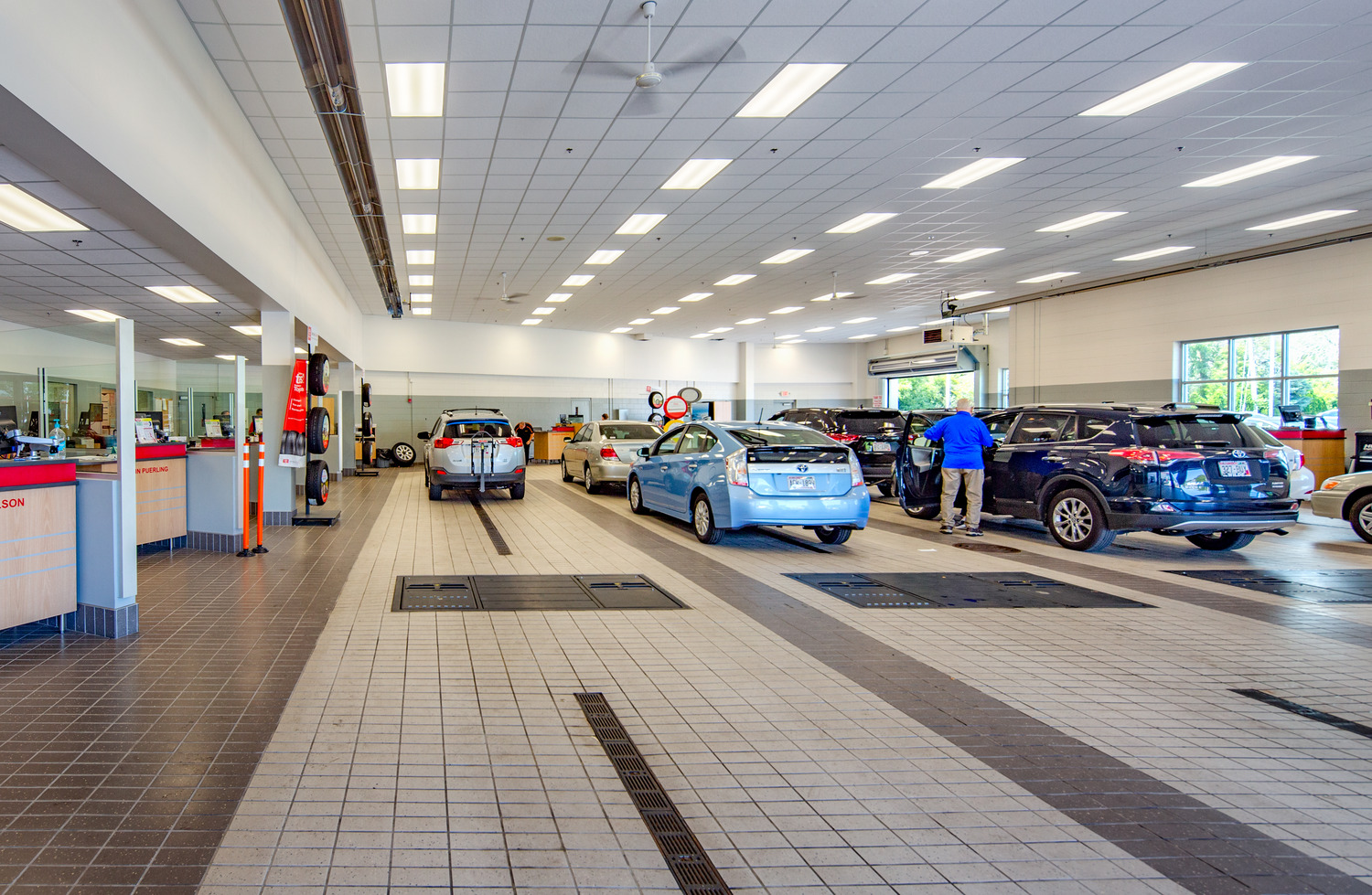 Renovation of the existing parking ramp, exterior walls, and drive lane