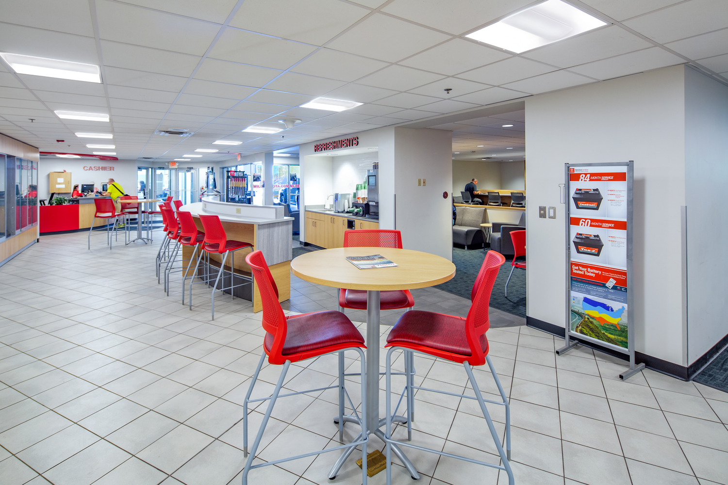 Renovation of the existing parking ramp, exterior walls, and drive lane