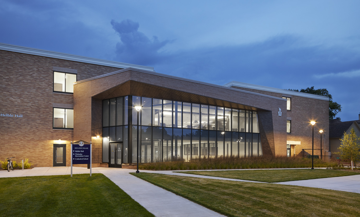 Credit Line: “Anthony Gilbert © Gaffer Photography” 190,880 SF renovation including additions to the Wabasha Hall, Cathedral School, and Wabasha Recreation buildingPhase 2 BP1: Complete interior selective demolition of Cathedral School and Wabasha Hall.