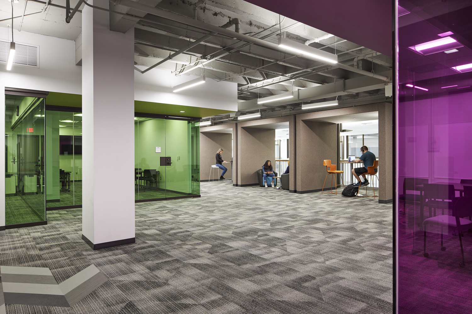 Credit Line: “Anthony Gilbert © Gaffer Photography” 190,880 SF renovation including additions to the Wabasha Hall, Cathedral School, and Wabasha Recreation buildingPhase 2 BP1: Complete interior selective demolition of Cathedral School and Wabasha Hall.