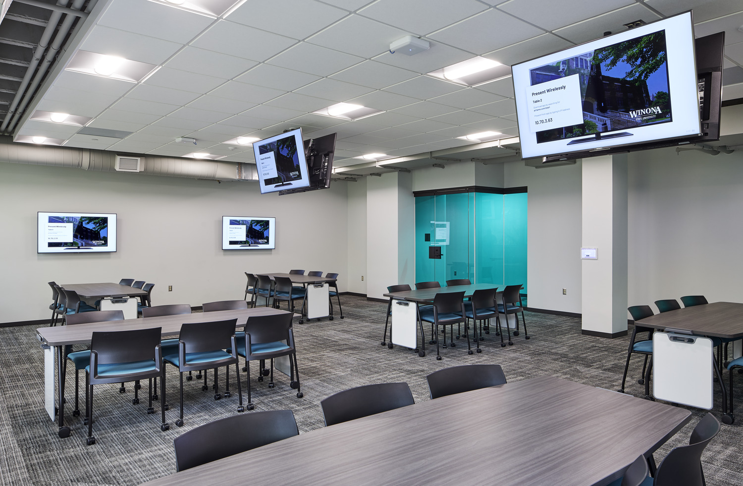 Credit Line: “Anthony Gilbert © Gaffer Photography” 190,880 SF renovation including additions to the Wabasha Hall, Cathedral School, and Wabasha Recreation buildingPhase 2 BP1: Complete interior selective demolition of Cathedral School and Wabasha Hall.