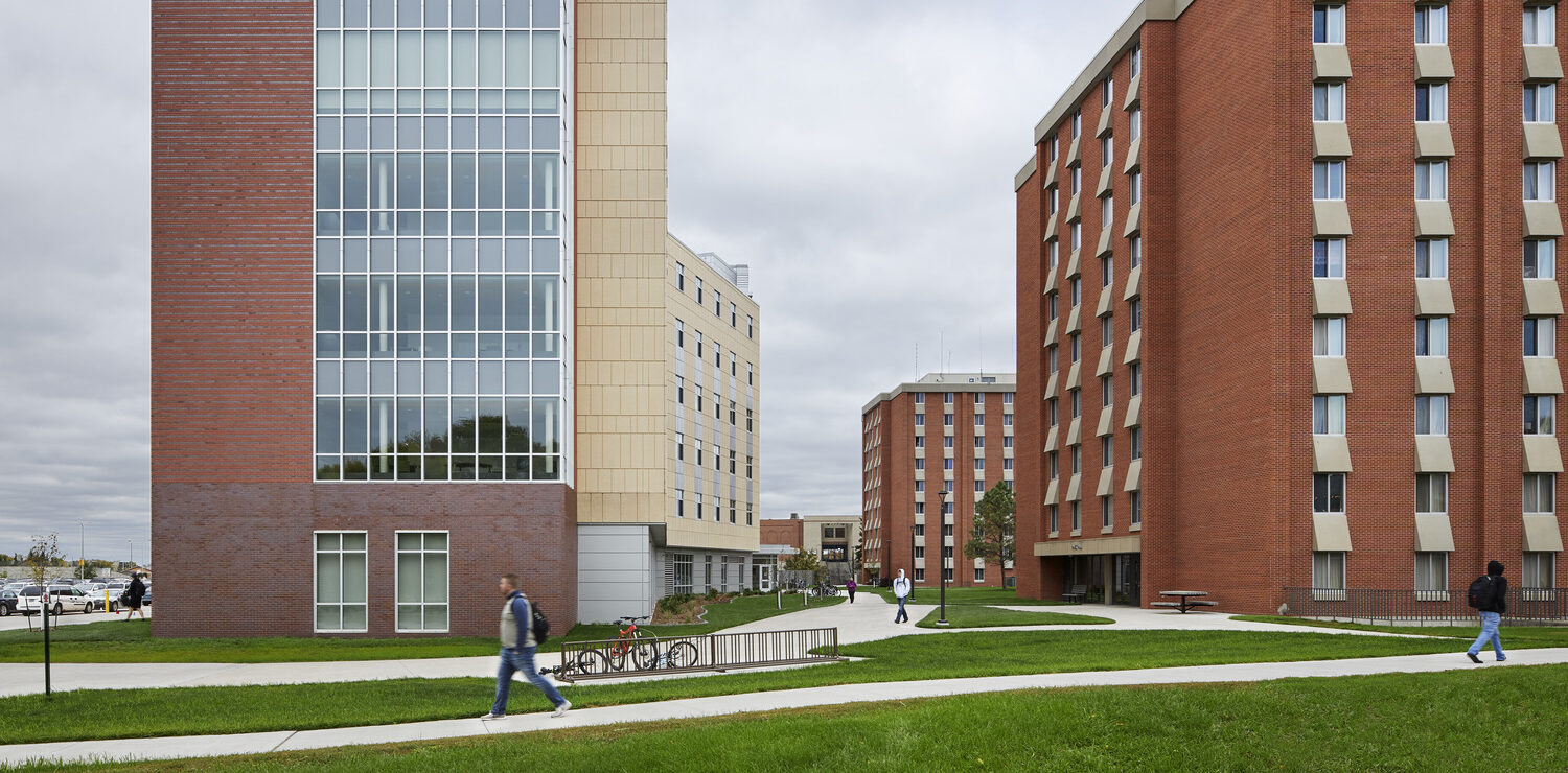 Credit Line: “Anthony Gilbert © Gaffer Photography” 147,100 SF new Residence Life Hall