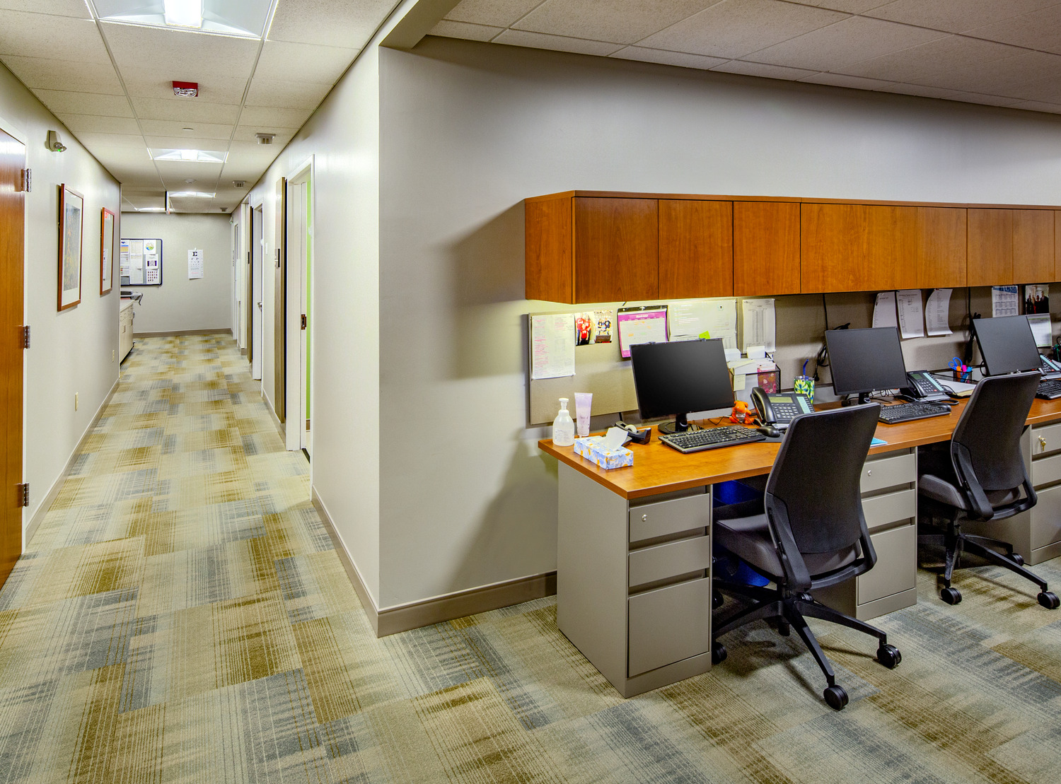 6,000 SF lower level renovation of storage rooms to convert to new patient rooms