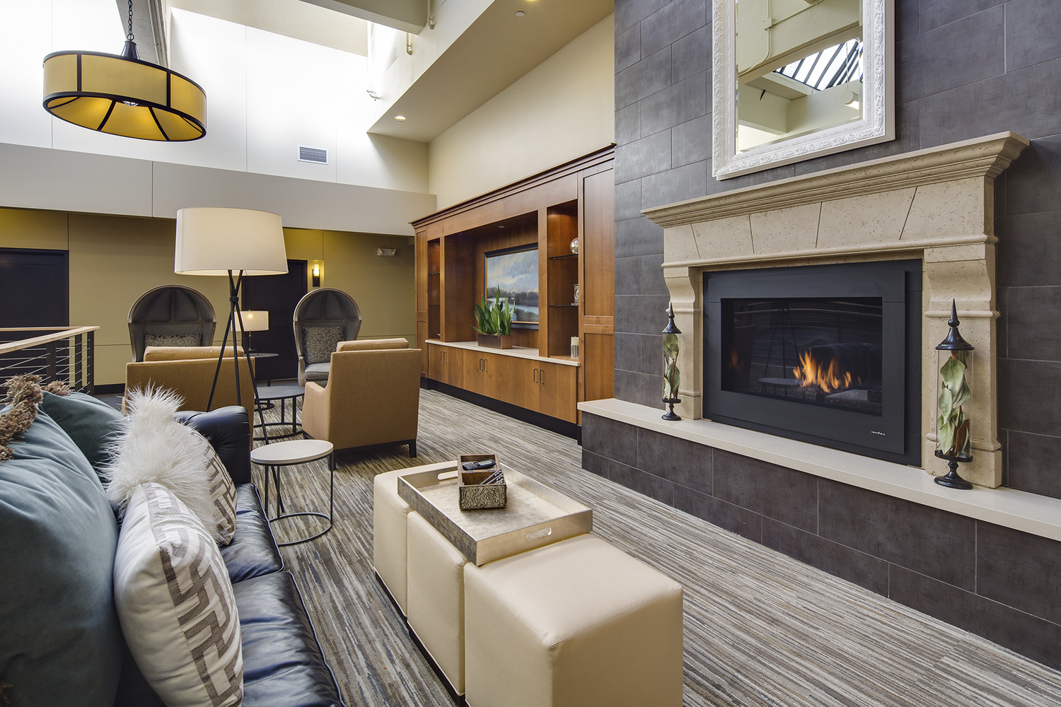 "430 Oak Grove is a project that is owned and managed by Kraus-Anderson. Kraus-Anderson originally built the building for Northwestern National Life Insurance in 1923. In 2011, KA purchased the building and managed all aspects of the development. KA managed the acquisition, historic designation, City and State entitlements, procurement of grants (asbestos abatement), hiring of ESG Architects as the design team, market studies, feasibility analysis, construction budgeting, financing options and procurement, leasing, etc.  430 Oak Grove is located in the highly attractive Loring Park Neighborhood. Kraus-Anderson constructed 72 units: 8 studio, 43 one bedroom, 2 one bedroom plus den, 17 two bedroom, and 2 live/work units. There is a rooftop patio for enjoying the views of downtown and the park for all of the residents.  The rooftop deck has gas burning grills, a fireplace/fire pit, tables, lounge chairs, and other fine amenities.  There is a second floor common area that has skylights and forms an interior courtyard. This common area has a large fireplace, numerous seating areas, a business center, recreational activities such as billiards, a wet bar with refrigerator and decorative artwork.  On the first floor, there is a fitness center/spa/yoga center. The area is entirely self-service. The first floor also has units, a management office, and storage spaces.  The basement was converted into underground parking, bicycle storage and other storage. A one level parking deck contains 88 parking stalls."