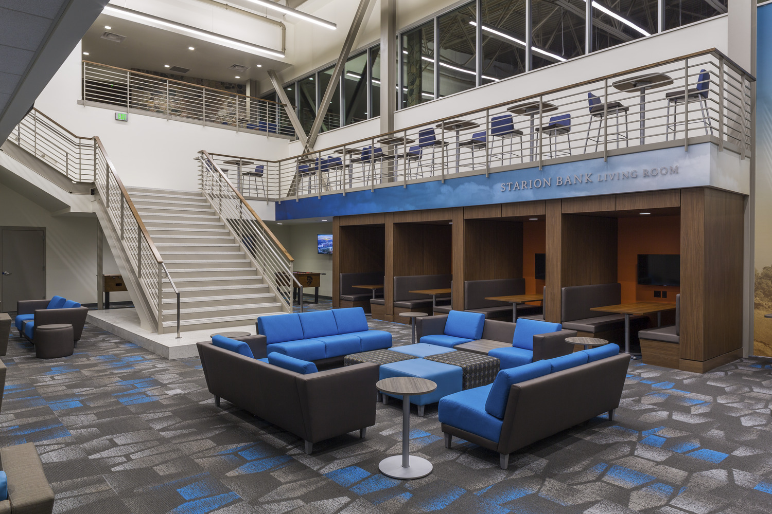 85,000 SF new Campus Center and MAC renovations. Complete renovation of existing Leach Field House to create a new Campus Center. Project also includes locker room and restroom renovations at the McDowell Activities Center