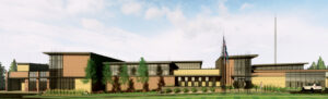 City of Woodbury New Public Safety Building exterior rendering