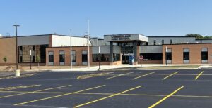 Cumberland High School Construction work exterior